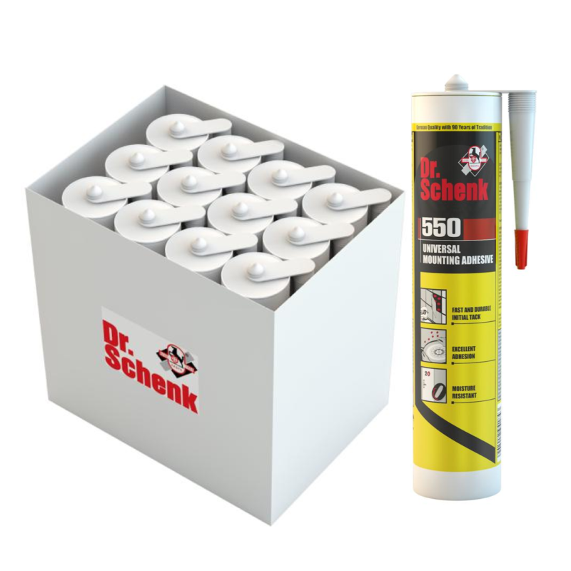 Dr. Schenk-Universal solvent based mounting adhesive, beige (550)